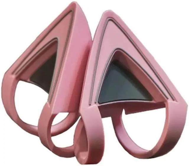 Main image of Silicone Cat  Ears Lovely Attachable Accessory for V2 Headsets(Pink)