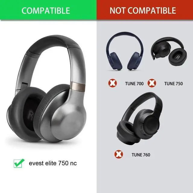 Alt view image 2 of 6 - Earpads Ear Pads Muffs Cushion Repair Parts for750 750NC Headphone