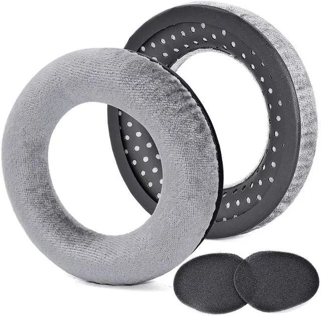 Main image of 1 Pair Soft Sponge Ear Pad Earmuff Replacement Earpad Ear Sponge Sleeve Leather Earmuffs for DT990  DT880 Cover(Gray)