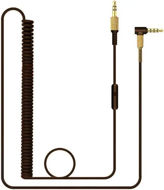 Main image of Stretchable Detachable Gaming Headphone Cable 118 Feet for II 2(Brown belt button)