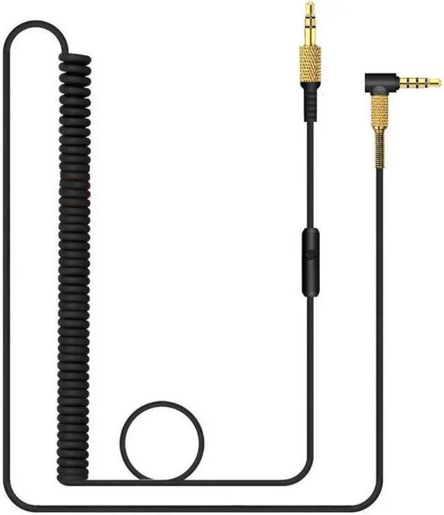 Main image of Stretchable Detachable Gaming Headphone Cable 118 Feet for II 2(Black belt button)