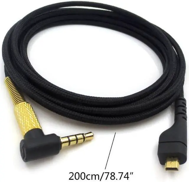 Alt view image 6 of 6 - Noise Cancelling Headphones Cable Detachable 2M Long Convenient for Arctis 3/5/7