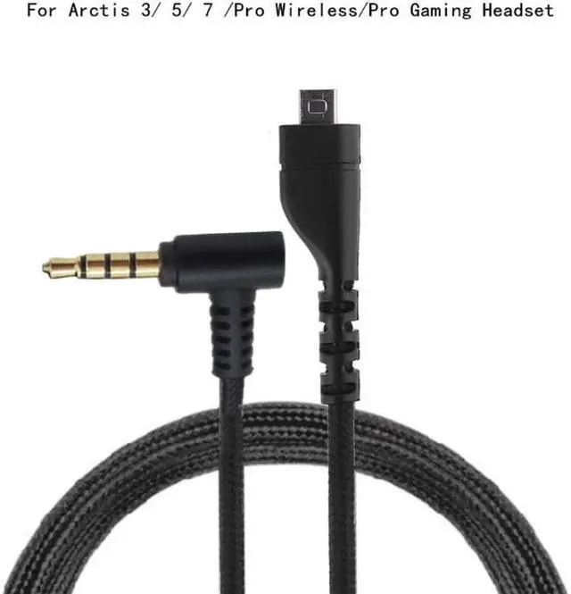 Alt view image 4 of 6 - Headphone Microphone Cable Cord 3.5mm  Clear Sound for Arctis 3 5 7