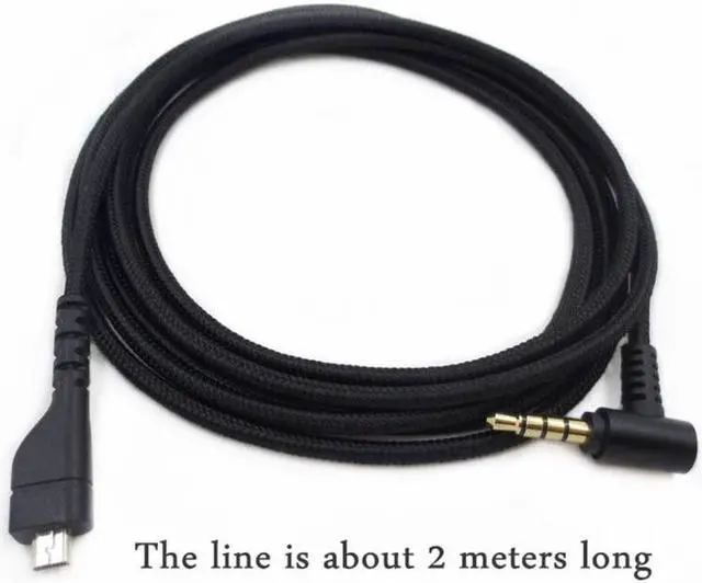 Alt view image 6 of 6 - Headphone Microphone Cable Cord 3.5mm  Clear Sound for Arctis 3 5 7