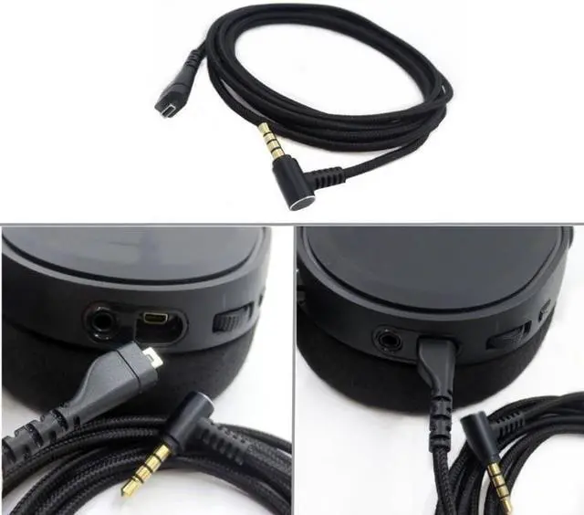 Alt view image 5 of 6 - Headphone Microphone Cable Cord 3.5mm  Clear Sound for Arctis 3 5 7