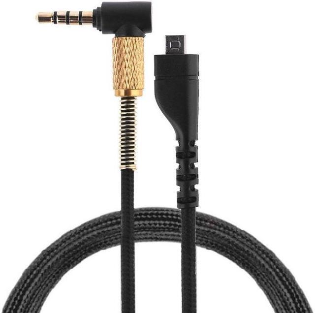 Braided Microphone Cable Extension Cord 1.5M Long for Arctis 3 5 7