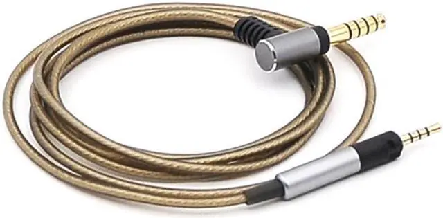 Alt view image 3 of 6 - Detachable Flexible Gaming Headphone Cable 4.4mm Noise Canceling Headset for HD598/se HD518 HD558 HD569 579 599
