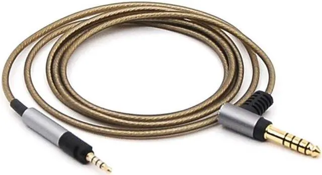 Alt view image 4 of 6 - Detachable Flexible Gaming Headphone Cable 4.4mm Noise Canceling Headset for HD598/se HD518 HD558 HD569 579 599
