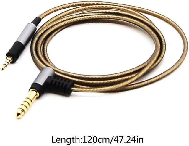 Alt view image 6 of 6 - Detachable Flexible Gaming Headphone Cable 4.4mm Noise Canceling Headset for HD598/se HD518 HD558 HD569 579 599