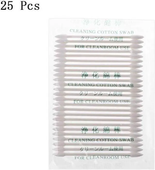 Main image of 25 Pieces/set Foam Cotton Swab Cleaning Swab Foam Tips Sponge Stick for Earphone for Smart Phone Tablet Charge Port(for DEEP Yellow)