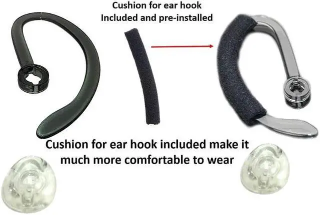 Alt view image 4 of 6 - Ear Covers Accessories  for CS540 Savi W440 W740 W745 WH500 Earloops