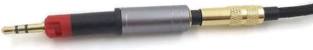 Alt view image 5 of 6 - 3.5mm Headphone Adapter Converter forAudio-ATH-M70X M40X M50X M60X for Senn-heiser--HD518 HD598 HD599