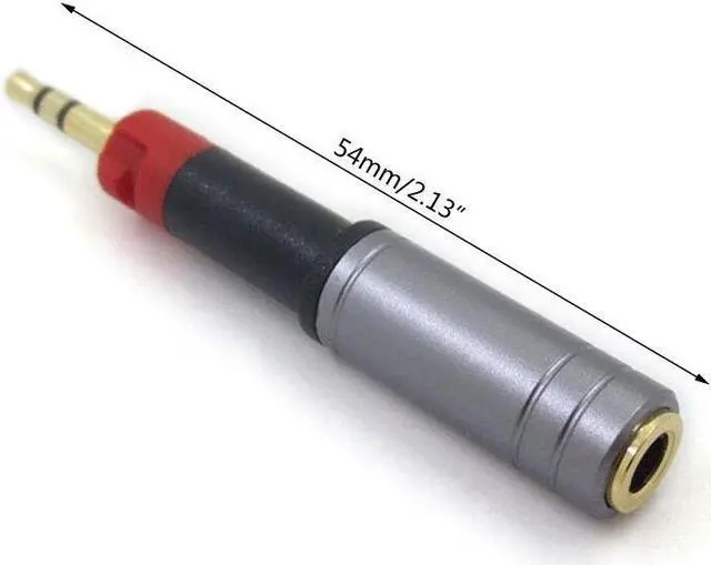 Alt view image 6 of 6 - 3.5mm Headphone Adapter Converter forAudio-ATH-M70X M40X M50X M60X for Senn-heiser--HD518 HD598 HD599