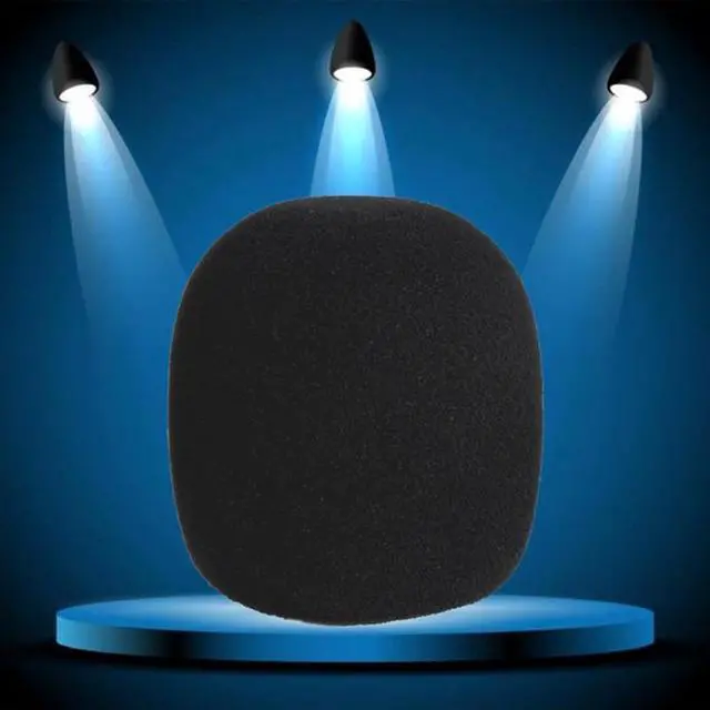 Alt view image 2 of 6 - 5 Pack Thick Handheld Stage Microphones Windscreen Foam Mics Small Round Cover
