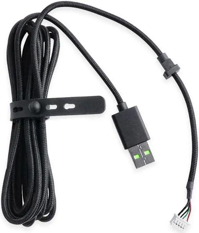 Main image of USB Cable Headphones Wire Replacement PVC Wire(Black)