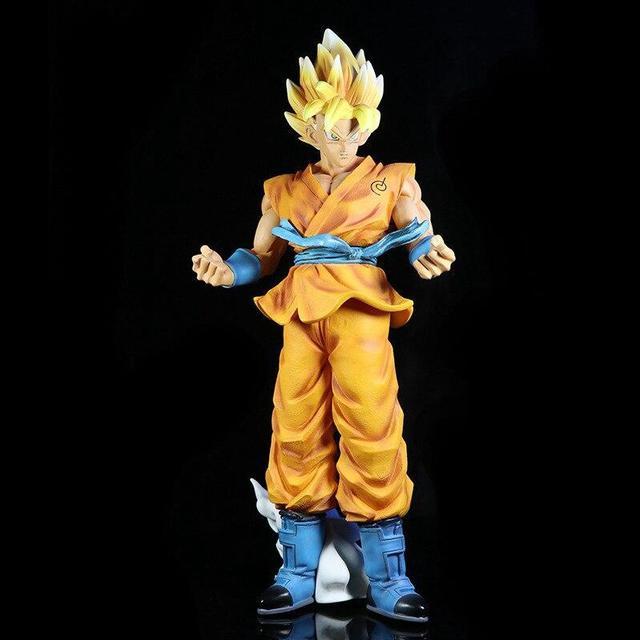 43Cm Gk Dragon Ball Action Figure Super Saiyan Son Goku Ssj1 Two