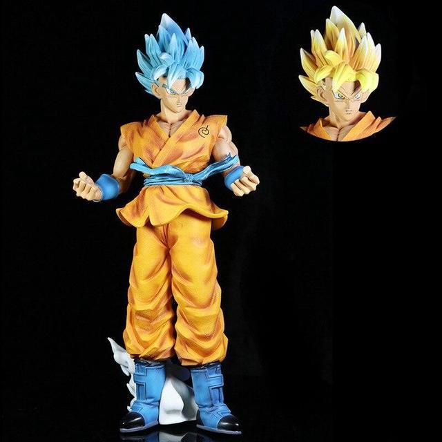Dragon Ball Cartoon Figure Toy Creative Super Saiyan Mascarado Goku Hand  Doll Modelo