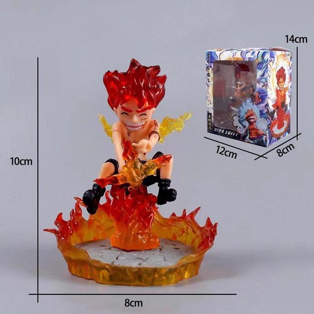 10cm 2style cool One Piece Figure Nika Luffy Gear 5 Action Figures