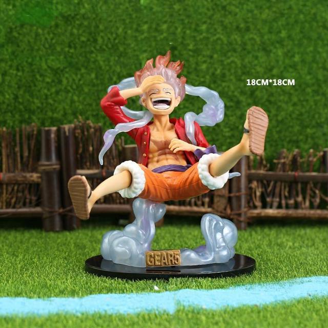 Anime One Piece figurine Luffy GEAR 5 Figurine 18CM statuette