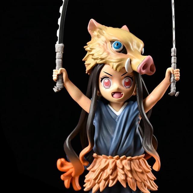 Demon Slayer Anime Figure Kimetsu No Yaiba 19CM Pig's Head Kamado