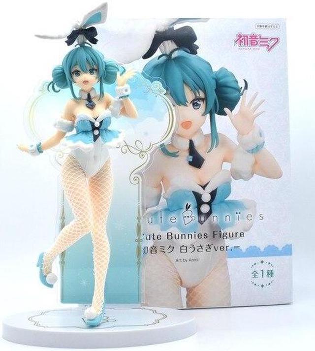 Anime Figure Prize Miku BiCute White Bunnies Ver. Action Furyu