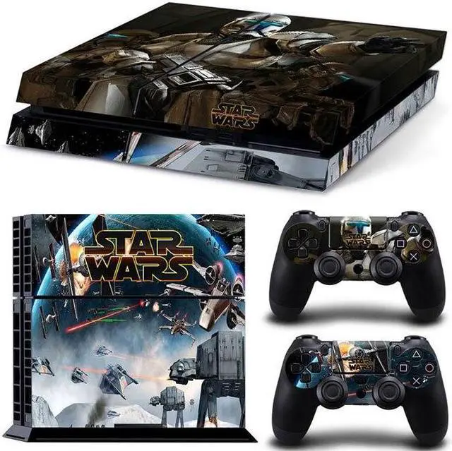 Main image of Deadpool Star Wars Vinyl Game Console Skin Sticker for PS4  Controller GamePad Protective Film(TN-PS4-2658)