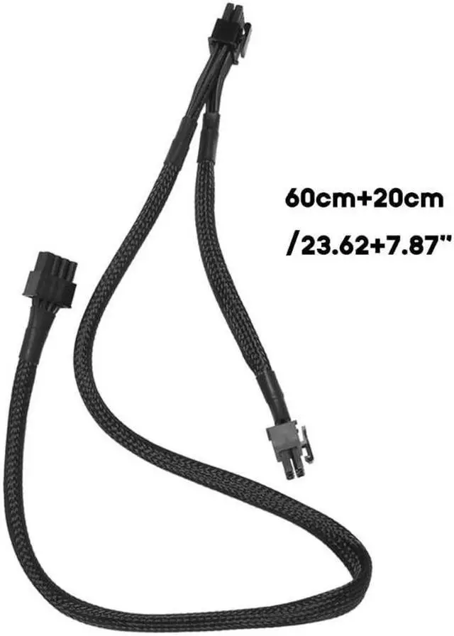 Alt view image 6 of 6 - GPU 8PIN to 8PIN (6+2) 6Pin Power Supply Cable for EVGA G+ G3P2 T2 GPU PCIe 8Pin 6+2Pin to PCIe CPU 8Pin