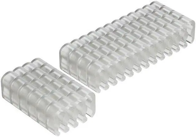 Main image of PVC  Clamp Cable Clip Organizer Dresser for 2.5-3.2mm PC Power Cord Wiring 8/24 Pin Computer Cable Manager(8PINx6 24PINX4)