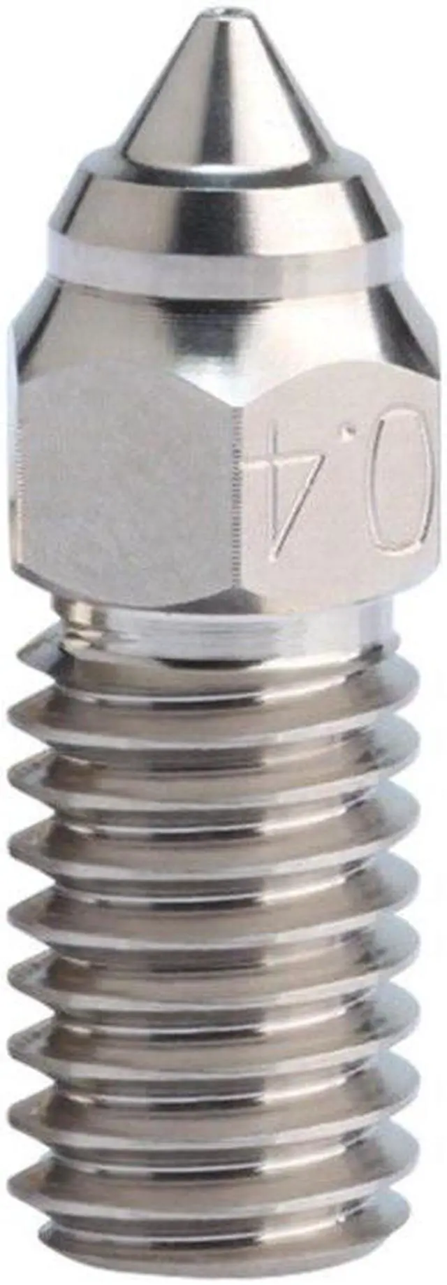 Main image of Hardness Nozzle for  Neptune 4 Hardened Stainless Steel Brass 0.4mm  Threaded 3D Printer Nozzles Replacement(Stainless steel)