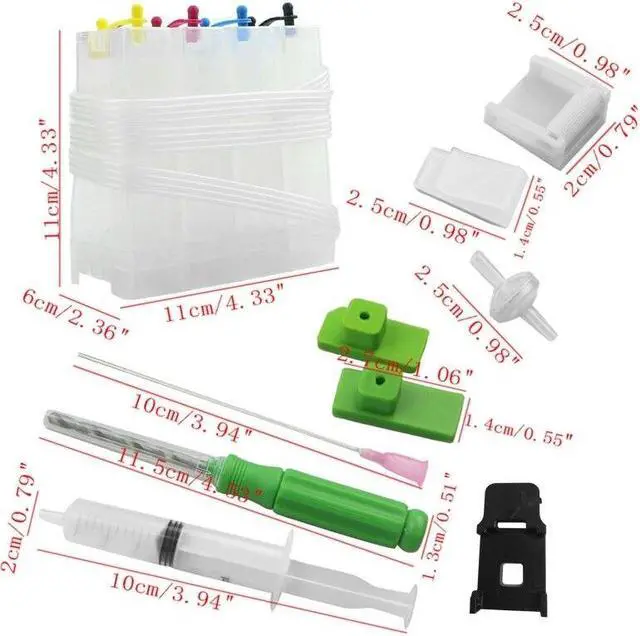 Alt view image 3 of 6 - Remanufactured Empty Refillable Ink Cartridge Replacement for WF-7620 Printer to Fill with Sublimation Ink or Dye Ink