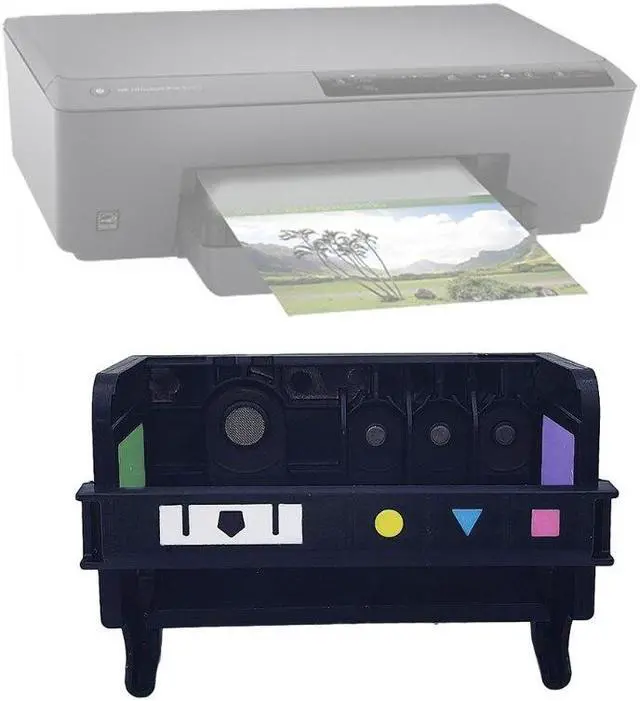 Alt view image 2 of 6 - Print for Head Printhead For h-p- Officejet h-p6000 7000 6500 6500A 7500 7500A h-p9