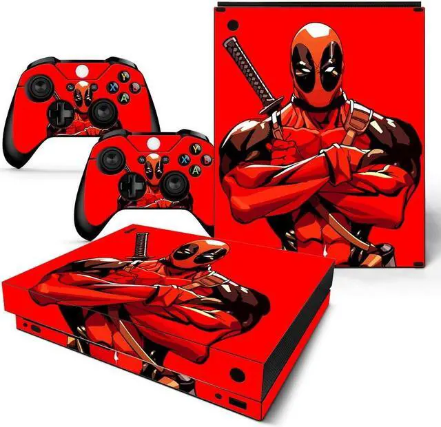Main image of Deadpool Vinyl Game Console Skin Sticker For One X OneX Cartoon Para 2 Gamepad Protective Film Capa 
(TN-XBONEX-5041)