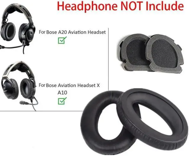 Alt view image 2 of 6 - Universal Headphone Earpads forBose-Aviation Headset X A10  Earphone Sleeves