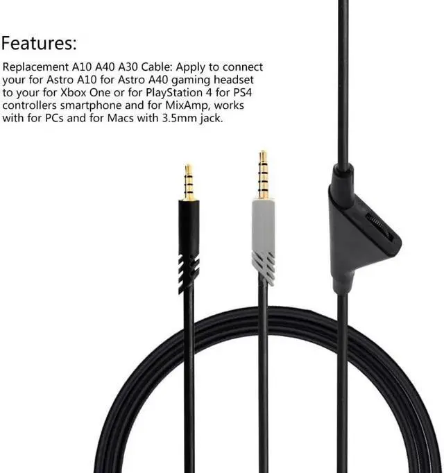 Alt view image 5 of 6 - Cable Cord Free Mic with Volume Control for A10 A40 A30 Fits  1