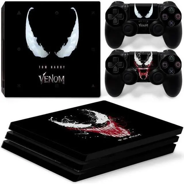 Main image of Venom Vinyl Skin Sticker for PS4 Pro Console 2 Controllers Decal Full Film Para Game Accessories(TN-P4Pro-7270)