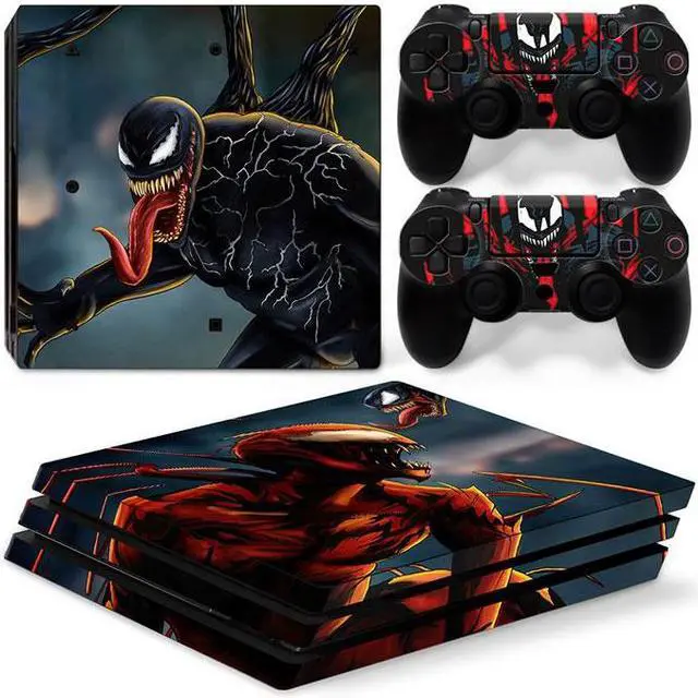 Main image of Venom Vinyl Skin Sticker for PS4 Pro Console 2 Controllers Decal Full Film Para Game Accessories(TN-P4Pro-7269)