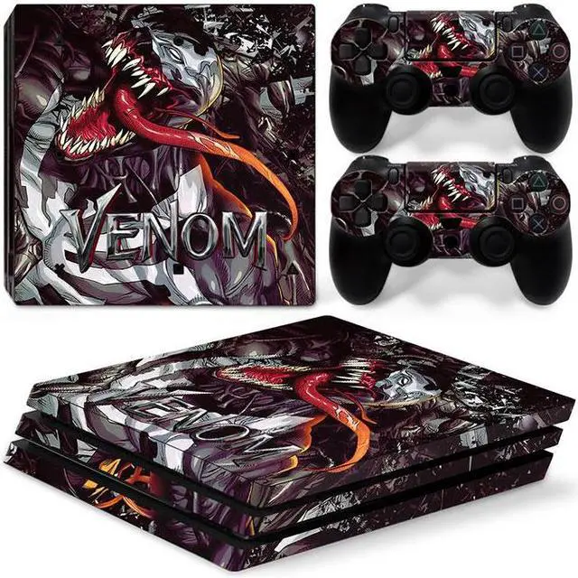 Main image of Venom Vinyl Skin Sticker for PS4 Pro Console 2 Controllers Decal Full Film Para Game Accessories(TN-P4Pro-7288)