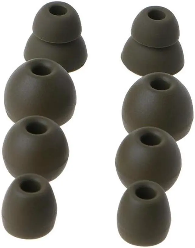 Main image of 4Pair Silicone Earbuds Ear Tips In-Ear Earphone Soft Cover for Power(Green)