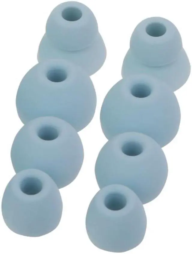 Main image of 4Pair Silicone Earbuds Ear Tips In-Ear Earphone Soft Cover for Power(Blue)