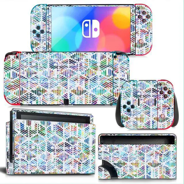 Main image of Christmas Candy Color Skin Sticker Decal for Switch NSConsole  Controller Dock Skin Vinyl Para(1205)