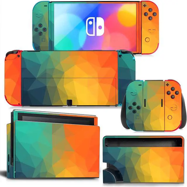 Main image of Christmas Candy Color Skin Sticker Decal for Switch NSConsole  Controller Dock Skin Vinyl Para(1223)