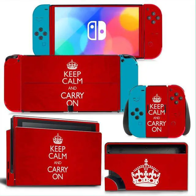 Main image of Christmas Candy Color Skin Sticker Decal for Switch NSConsole  Controller Dock Skin Vinyl Para(1227)