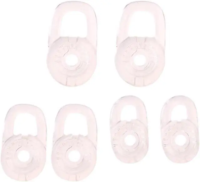 Main image of Silicone Replacement Ear Bud Tips Clear Silicone Gels Virtual Surround Headset(Pink)