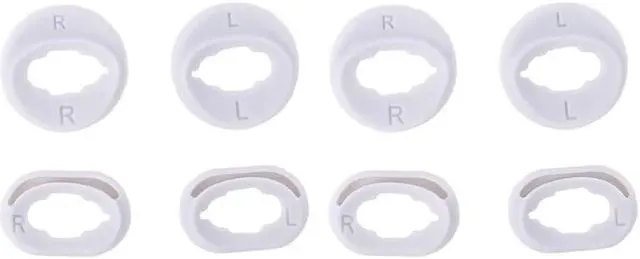 Main image of 8 Pieces Silicone Ear Buds Gels Eartips Headset for -Galaxy Buds live(White)