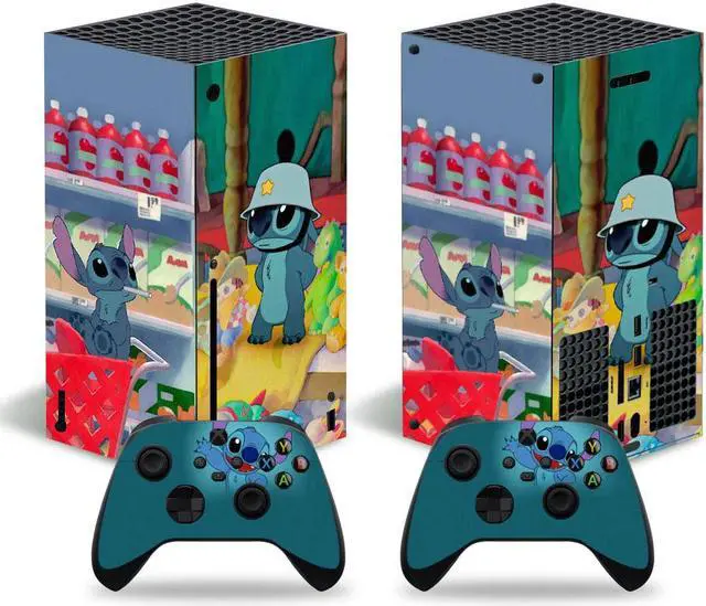 Main image of Stitch Series X Skin Sticker Decal Full Film for SeriesX Console and 2 Controllers Skin Sticker Vinyl(TN-SeriesX-8048)