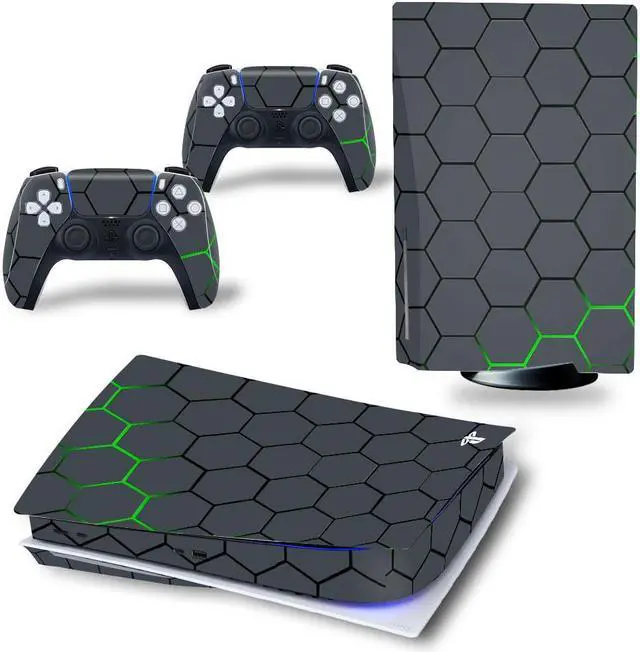 Main image of Game Console Full Protective Film Vinyl Skin Sticker For PS5PS5 Disk Screen Protector Capa Para Handle Stickers(TN-PS5Disk-4149)
