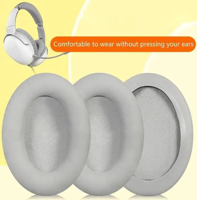 Alt view image 5 of 6 - Soft Protein Earpads Ear Pads for ROG Strix Go 2.4 Earphone Memory Sponge Earcups Easily Replaced Ear Cushions Earpads