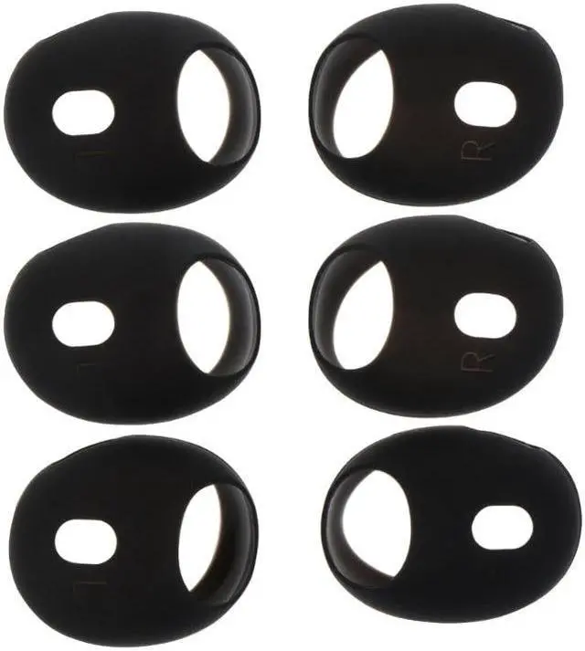 Main image of Ear Tips for airpods  2 Earphone Replacement Earbuds Ear Cap Ear Plug Eartip(Black)