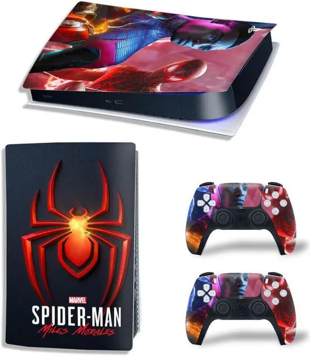 Main image of PS5 Digital Edition Skin Sticker Decal for PS5Console and 2 Controllers PS5 Skin Sticker Vinyl(TN-PS5Digital-4291)