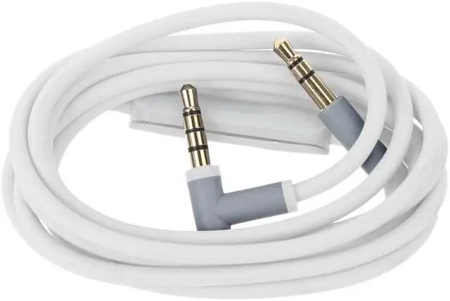 Main image of Detachable 3.5mm Gaming Headphone Cable 1.4M for Solo2.0 Headset Gaming Headsets  Cord Cable Noise Cancelling(White)